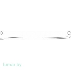 Кюретка MARTINI костная, двухсторонняя, малая, 140 мм