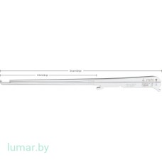 Выкусыватель костный с пневматическим приводом KAIRISON, шафт с открытием кверху, ширина 2 мм, 235 мм