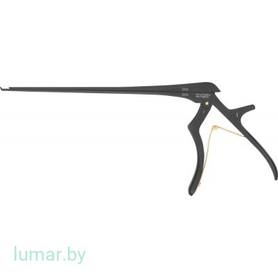 Выкусыватель KERRISON с черным антибликовым покрытием, разборный, ширина 1 мм, 230 мм, артикул - FK918B