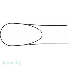 Долото CAPENER для пластин, желобоватое, ширина 8 мм, 235 мм