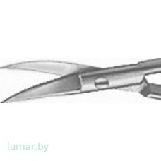 Микроножницы MUELLER изогнутые, остро-/тупоконечные, 120 мм