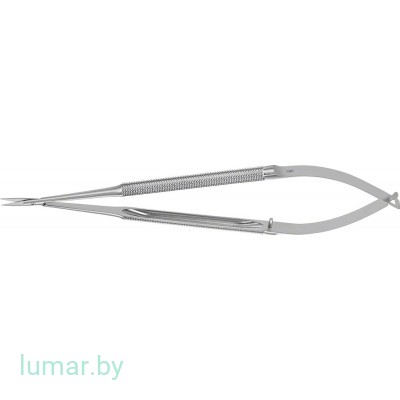 Микроножницы с круглыми ручками, прямые, 165 мм, артикул - FM488R