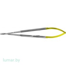 Микроиглодержатель DIADUST с круглыми ручками, прямой, с алмазным напылением, усиленная модель, 250 мм