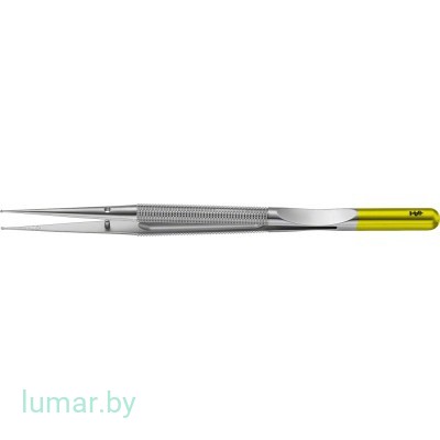 Микропинцет DIADUST с алмазным напылением, с кольцеобразными концами диам. 1 мм, прямой, 150 мм, артикул - FM570R