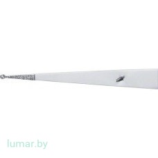 Микропинцет DIADUST с алмазным напылением, с плоскими кольцеобразными концами диам. 1 мм, прямой, 185 мм