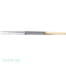 Микропинцет DIADUST с алмазным напылением, с кольцеобразными концами диам. 1 мм, прямой, 185 мм