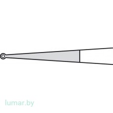 Микропинцет DIADUST с алмазным напылением, с кольцеобразными концами диам. 1 мм, прямой, 210 мм