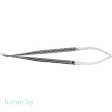 Микроножницы NOIR SUPREME с антибликовым покрытием, изогнутые под углом 25°, остроконечные, 165 мм