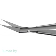 Микроножницы NOIR SUPREME с антибликовым покрытием, изогнутые под углом 25°, остроконечные, 165 мм