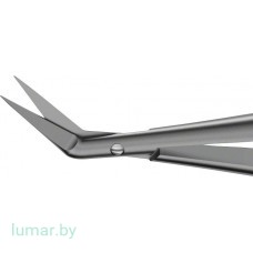 Микроножницы NOIR SUPREME с антибликовым покрытием, изогнутые под углом 45°, остроконечные, 165 мм