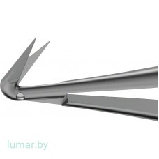Микроножницы NOIR SUPREME с антибликовым покрытием, изогнутые под углом 125°, остроконечные, 165 мм
