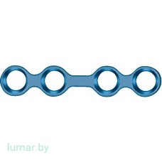 Пластина CRANIOPLATE 1.5, 4 отверстия, прямая, длина 17 мм