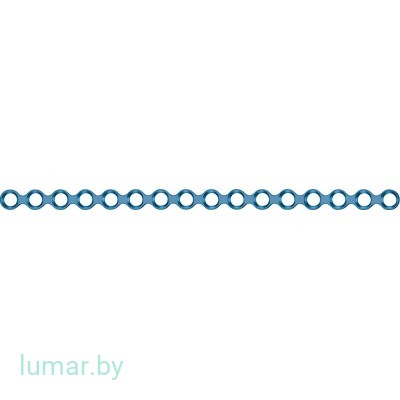 Пластина CRANIOPLATE 1.5, 16 отверстий, прямая, длина 63 мм, артикул - FM965T