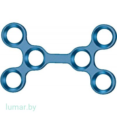 Пластина CRANIOPLATE 1.5, Y-Y-образная, 6 отверстий, длина 17 мм, артикул - FM967T