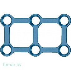 Пластина CRANIOPLATE 1.5, прямоугольная, 6 отверстий