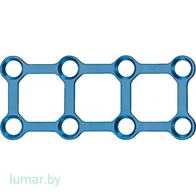 Пластина CRANIOPLATE 1.5, прямоугольная, 8 отверстий, артикул - FM970T