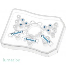 Пластины, шурупы CRANIOPLATE 1.5 в наборе (шурупы квадратные 4 мм, пластины с 2 отверстиями прямые, 16 мм)