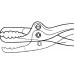 Щипцы FARABEUF-LAMBOTTE для удерживания кости, 11 мм, с замком, 255 мм, артикул - FO143R