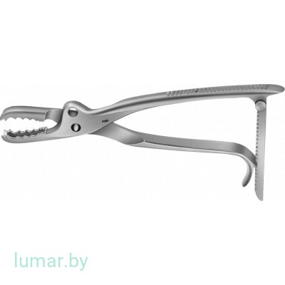 Щипцы FARABEUF-LAMBOTTE для удерживания кости, 11 мм, с замком, 255 мм, артикул - FO143R