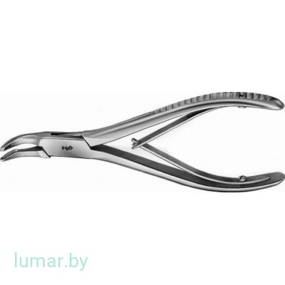 Выкусыватель BLUMENTHAL костный, сильно изогнутый, 155 мм, артикул - FO416R