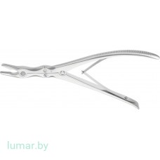Выкусыватель LEKSELL двойного действия, изогнутый, бранши 5х16 мм, 245 мм