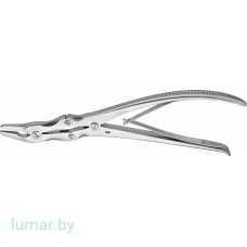 Выкусыватель LEKSELL двойного действия, изогнутый, бранши 3х16 мм, 245 мм