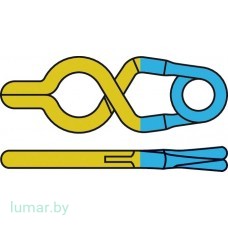 Аневризмоклипса YASARGIL титановая, временная, с фенестрацией диам. 3.5 мм, длина бранш 3/8.1 мм