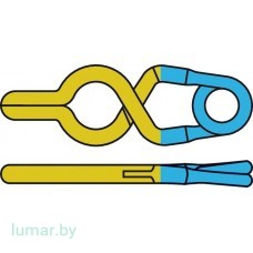 Аневризмоклипса YASARGIL титановая, временная, с фенестрацией диам. 3.5 мм, длина бранш 4/9.1 мм