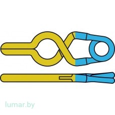 Аневризмоклипса YASARGIL титановая, временная, с фенестрацией диам. 3.5 мм, длина бранш 5/10.1 мм