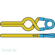 Аневризмоклипса YASARGIL титановая, временная, с фенестрацией диам. 3.5 мм, длина бранш 9/14.1 мм