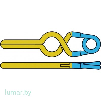 Аневризмоклипса YASARGIL титановая, временная, с фенестрацией диам. 3.5 мм, длина бранш 9/14.1 мм, артикул - FT110T