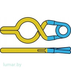 Аневризмоклипса YASARGIL титановая, временная, с фенестрацией диам. 5.0 мм, длина бранш 4/10.8 мм