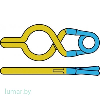 Аневризмоклипса YASARGIL титановая, временная, с фенестрацией диам. 5.0 мм, длина бранш 4/10.8 мм, артикул - FT138T