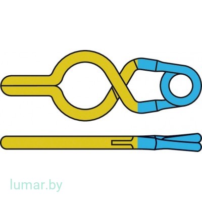 Аневризмоклипса YASARGIL титановая, временная, с фенестрацией диам. 5.0 мм, длина бранш 5/11.8 мм, артикул - FT139T