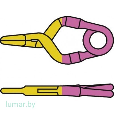 Аневризмоклипса YASARGIL титановая, временная, тип "мини", прямая, с узкими браншами, 3 мм, артикул - FT180T