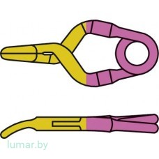 Аневризмоклипса YASARGIL титановая, временная, тип "мини", слегка изогнутая, с узкими браншами, 2.8 мм