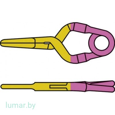 Аневризмоклипса YASARGIL титановая, временная, тип "мини", прямая, с узкими браншами, 5 мм, артикул - FT190T