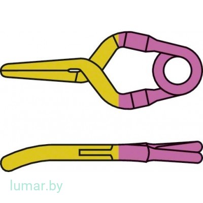 Аневризмоклипса YASARGIL титановая, временная, тип "мини", слегка изогнутая, 4 мм, артикул - FT211T