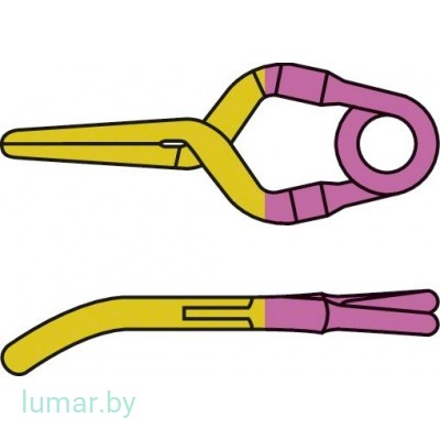 Аневризмоклипса YASARGIL титановая, временная, тип "мини", слегка изогнутая, 4.7 мм, артикул - FT212T