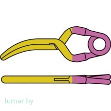 Аневризмоклипса YASARGIL титановая, временная, тип "мини", латерально изогнутая, 6.3 мм