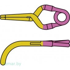 Аневризмоклипса YASARGIL титановая, временная, тип "мини", сильно изогнутая, 5 мм