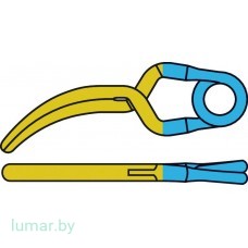 Аневризмоклипса YASARGIL титановая, временная, стандартная, латерально изогнутая, 8.6 мм