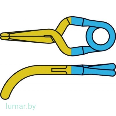 Аневризмоклипса YASARGIL титановая, временная, стандартная, изогнутая, 6.4 мм, артикул - FT254T