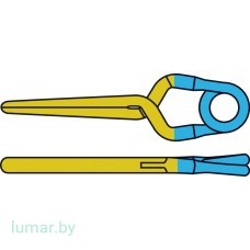 Аневризмоклипса YASARGIL титановая, временная, стандартная, прямая, 11 мм