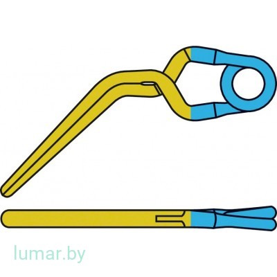 Аневризмоклипса YASARGIL титановая, временная, стандартная, латерально изогнутая, 11.4 мм, артикул - FT261T