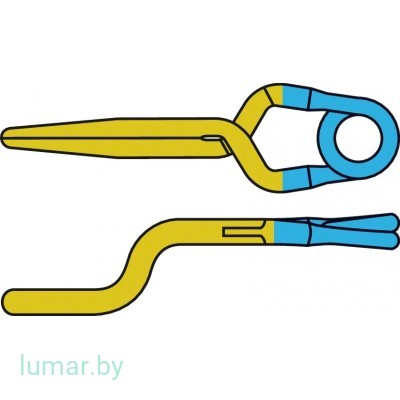 Аневризмоклипса YASARGIL титановая, временная, стандартная, изогнутая под прямым углом с высотой шага 2.5 мм, 5 мм, артикул - FT270T
