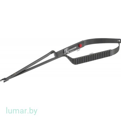 Щипцы YASARGIL NOIR для наложения титановых клипс типа "мини", тонкие, с черным покрытием, бранши изогнуты под углом 15° вверх, 90/220 мм, артикул - FT523B