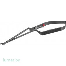 Щипцы YASARGIL NOIR для наложения титановых клипс типа "мини", тонкие, с черным покрытием, бранши изогнуты под углом 30° вверх, 90/220 мм