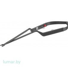 Щипцы YASARGIL NOIR для наложения титановых клипс типа "мини", тонкие, с черным покрытием, бранши изогнуты под углом 15° вправо, 90/220 мм