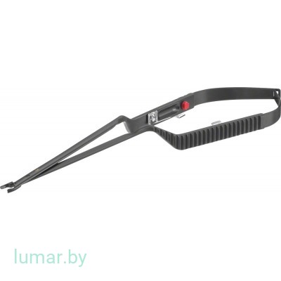 Щипцы YASARGIL NOIR для наложения титановых клипс типа "мини", тонкие, с черным покрытием, бранши изогнуты под углом 15° вправо, 90/220 мм, артикул - FT526B